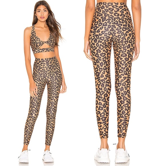 Beach Riot Pants - NWOT Beach Riot Piper Leggings in Leopard